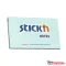 Öntapadós jegyzettömb STICK'N 76x127mm pasztell kék 100 lap