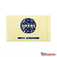 Öntapadós jegyzettömb GLOBAL Notes 3655-01 75x125mm 100 lap
