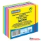 Öntapadós jegyzettömb DONAU 76x76 mm 400 lap vegyes neon színek 11 rétegű