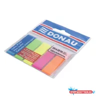 Oldaljelölő DONAU 12x45 mm PP vegyes neon szín 5x25 lap