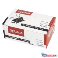 Binder csipesz OPTIMA 41 mm 12 darabos