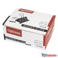Binder csipesz OPTIMA 51 mm 12 darabos