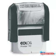 Bélyegző COLOP Printer IQ10 fekete ház fekete párna
