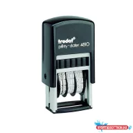Bélyegző dátum TRODAT 4810 UNG betűvel megjelenített fekete ház fekete párna