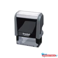 Bélyegző TRODAT Printy 4.0 4912 eco-szürke ház fekete párna
