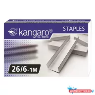 Tűzőkapocs KANGARO 26/6 1000 darabos