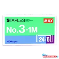 Tűzőkapocs MAX 24/6 1000 darabos