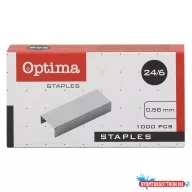 Tűzőkapocs OPTIMA 24/6 1000 darabos