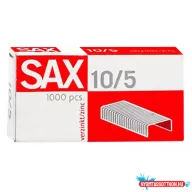 Tűzőkapocs SAX 10/5 cink 1000 darabos