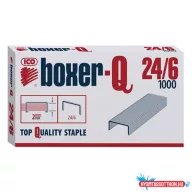 Tűzőkapocs BOXER-Q 24/6 1000 darabos