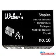 Tűzőkapocs WEBER'S No.10 1000 darabos
