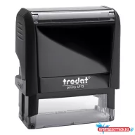 Bélyegző TRODAT Printy 4.0 4913 eco-fekete ház kék párna