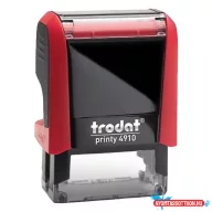 Bélyegző TRODAT Printy 4910 fekete ház piros párna