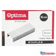 Tűzőkapocs OPTIMA No.6 1000 darabos