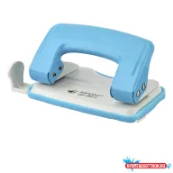 Lyukasztó KANGARO Inspiro DP-480G 2 lyukú fém 12 lap türkiz-fehér