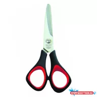 Olló irodai WEDO 976-5 gumifogós 14cm fekete