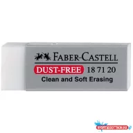 Radír FABER-CASTELL papírtokos forgács mentes 62x22x13mm fehér