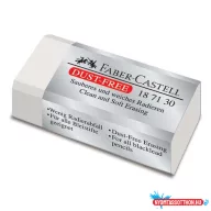 Radír FABER-CASTELL papírtokos forgács mentes 42x21x11mm fehér