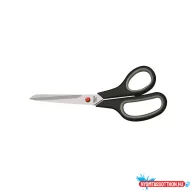 Olló irodai ICO gumifogós 21,5cm fekete