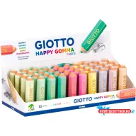 Radír GIOTTO Happy Gomma ceruza formájú pasztell színek