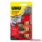 Pillanatragasztó UHU Super Glue Mini 1 gr 3 darabos