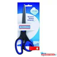 Olló irodai DONAU Soft Grip 20cm kék
