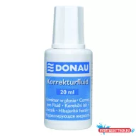 Hibajavító folyadék DONAU ecsetes oldószeres 20 ml