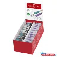 Kupakradír FABER-CASTELL Grip 2001 40x10mm 2 darabos fekete/óceánkék rózsaszín/lila színek