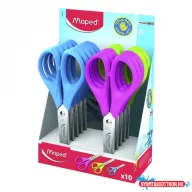 Olló iskolai MAPED Essentials Soft 13cm balkezes vegyes színek