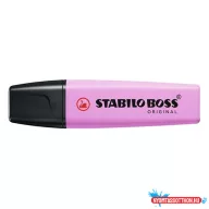 Szövegkiemelő STABILO Boss pasztell deres málna