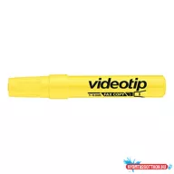 Szövegkiemelő ICO Videotip sárga 1-4mm
