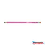 Grafitceruza STABILO Pencil 160 HB hatszögletű radíros rózsaszín