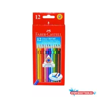 Színes ceruza FABER-CASTELL Grip háromszögletű 12 darabos készlet
