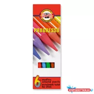 Színes ceruza KOH-I-NOOR 8755 Progresso hengeres 6 darabos készlet