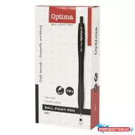 Golyóstoll OPTIMA nyomógombos 521 fekete