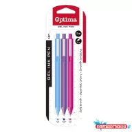 Zseléstoll készlet OPTIMA 461 intenzív színek 3 darabos