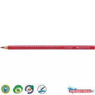 Színes ceruza FABER-CASTELL Grip 2001 háromszögletű sötét piros