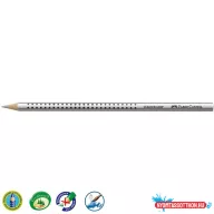 Színes ceruza FABER-CASTELL Grip 2001 háromszögletű ezüst