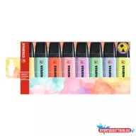 Szövegkiemelő készlet STABILO Boss Original Pastel 1-5mm 8 darabos