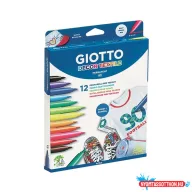 Textilmarker GIOTTO 12 darabos