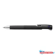 Golyóstoll ZEBRA Blen 2+S fekete testű kék-piros írászín + 0,5 mm ceruza
