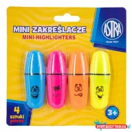 Szövegkiemelő ASTRA mini 4 szín/bliszter