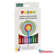 Színes ceruza PRIMO jumbo hatszögletű 12 darabos készlet