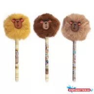 Golyóstoll COLORINO radírozható Pom Pom Capybara kupakos 0,5 mm kék írásszín