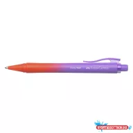 Golyóstoll FABER-CASTELL Flow XB piros-lila