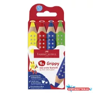 Színes Ceruza FABER-CASTELL Grippy alap színek 4 darabos készlet