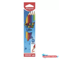 Színes ceruza MAPED Color Peps Star háromszögletű 6 darabos készlet