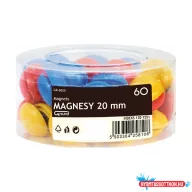 Táblamágnes GRAND 20mm 60 darabos vegyes színű