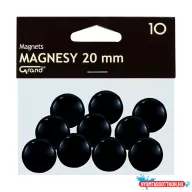 Táblamágnes GRAND 20mm fekete 10 darabos