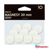Táblamágnes GRAND 20mm fehér 10 darabos